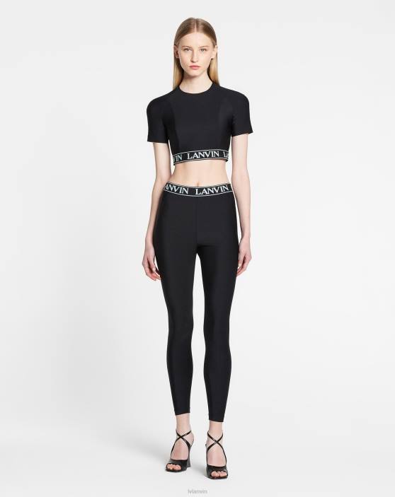 Lanvin sievietes legingi 40LF469 apģērbs melns
