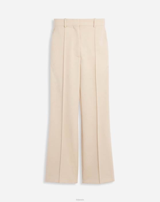 Lanvin sievietes uzliesmojošas bikses 40LF456 apģērbs smiltis