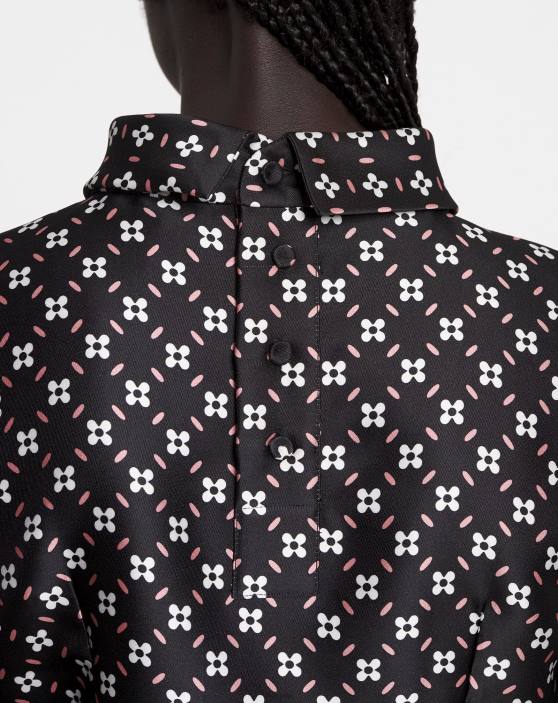 Lanvin sievietes īsa pieguļoša kleita 40LF51 apģērbs melns