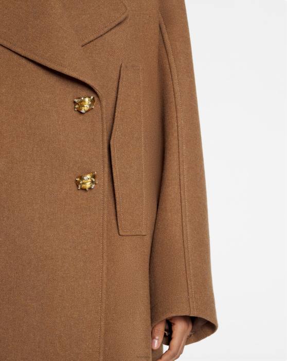 Lanvin sievietes pielāgots pāvs ar dārgakmeņu pogām 40LF482 apģērbs iedegums