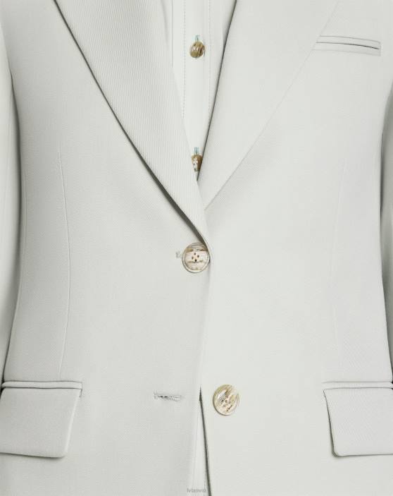 Lanvin sievietes vienrindas žakete 40LF477 apģērbs salvija