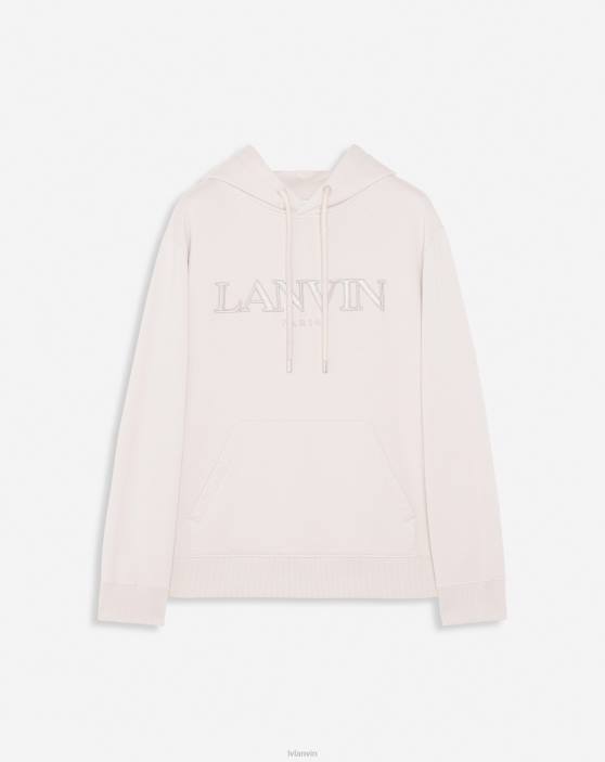 Lanvin sievietes klasiska izšūta Parīzes kapuci 40LF92 apģērbs mastika