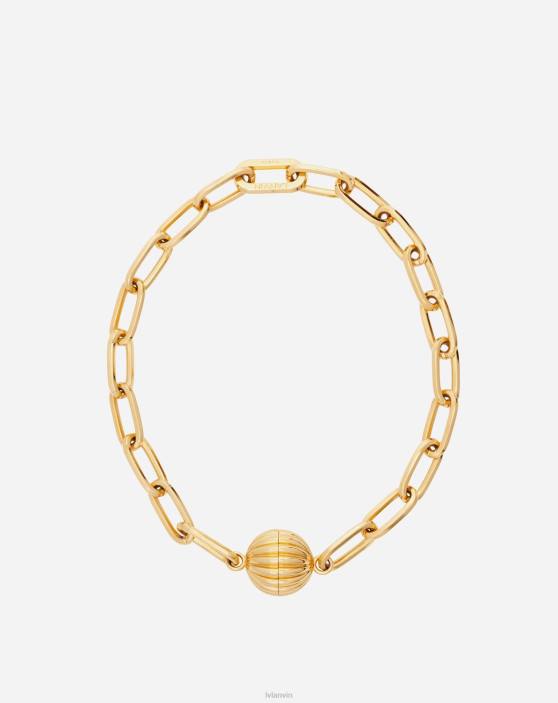 Lanvin sievietes arpege kaklarota 40LF205 Piederumi zelts