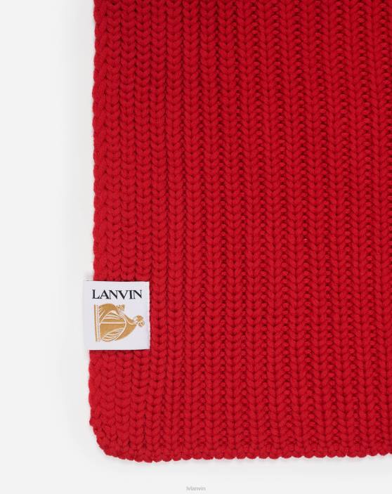 Lanvin sievietes vilnas šalle 40LF525 Piederumi lūpu krāsa