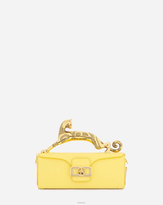 Lanvin sievietes mm ādas zīmuļu kaķu soma 40LF121 Piederumi kukurūza