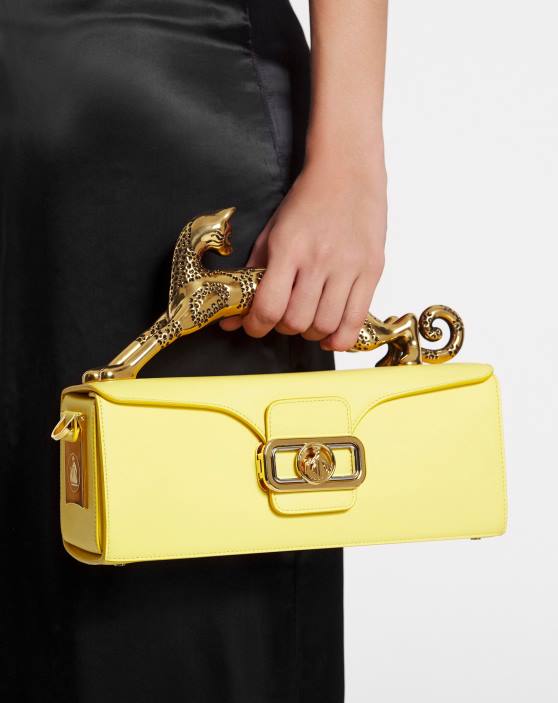 Lanvin sievietes mm ādas zīmuļu kaķu soma 40LF121 Piederumi kukurūza