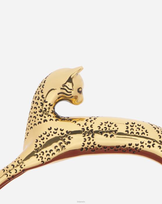 Lanvin sievietes mm ādas zīmuļu kaķu soma 40LF128 Piederumi bordo