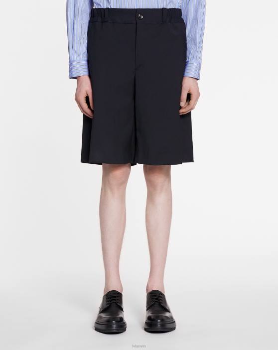Lanvin vīriešiem pielāgoti šorti 40LF363 apģērbs nakts zils