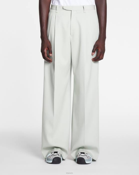 Lanvin vīriešiem platas bikses 40LF381 apģērbs salvija