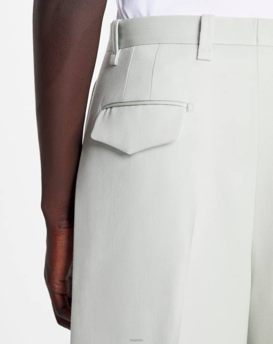 Lanvin vīriešiem platas bikses 40LF381 apģērbs salvija