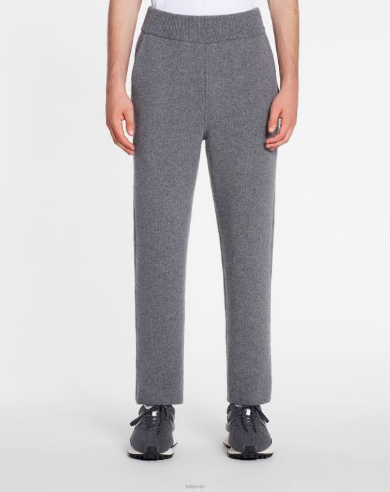 Lanvin vīriešiem skrējēji kašmirā 40LF383 apģērbs tumši pelēks