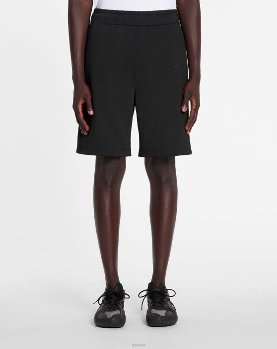 Lanvin vīriešiem treniņtērpa šorti 40LF364 apģērbs melns