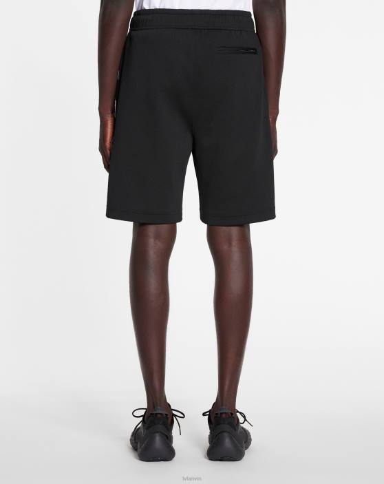 Lanvin vīriešiem treniņtērpa šorti 40LF364 apģērbs melns