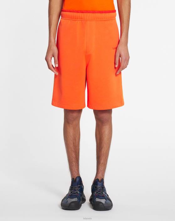 Lanvin vīriešiem treniņtērpa šorti 40LF373 apģērbs spilgti oranža