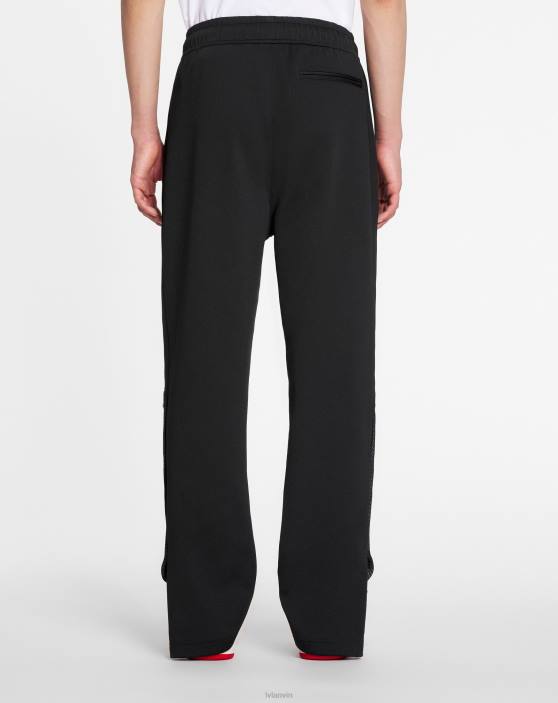 Lanvin vīriešiem treniņtērpu skrējēji 40LF376 apģērbs melns
