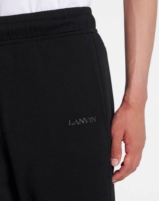Lanvin vīriešiem treniņtērpu skrējēji 40LF376 apģērbs melns