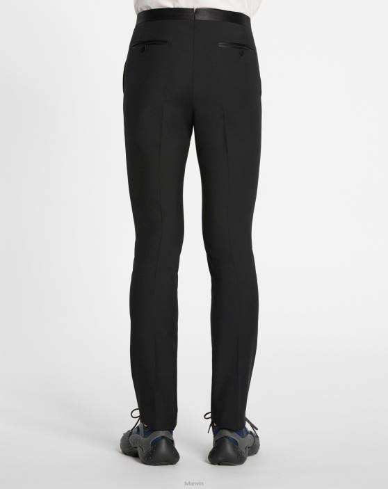 Lanvin vīriešiem uzvalka bikses 40LF380 apģērbs melns