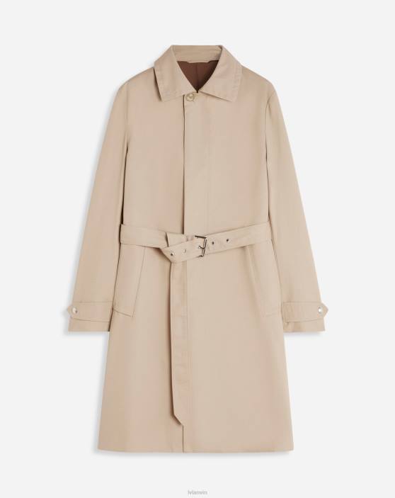 Lanvin vīriešiem lietus mētelis 40LF330 apģērbs smiltis