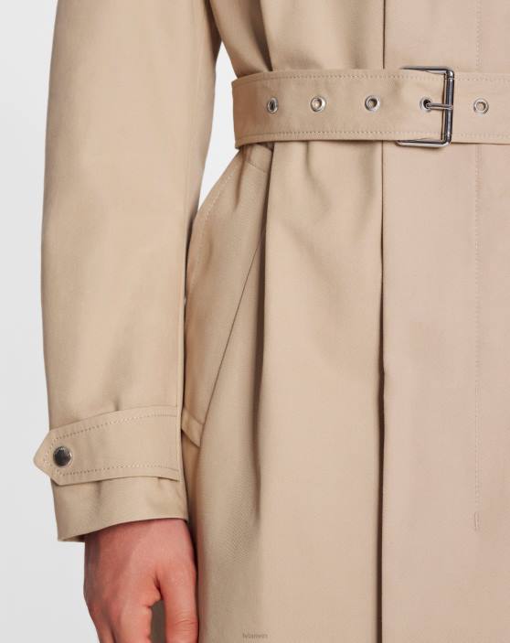 Lanvin vīriešiem lietus mētelis 40LF330 apģērbs smiltis