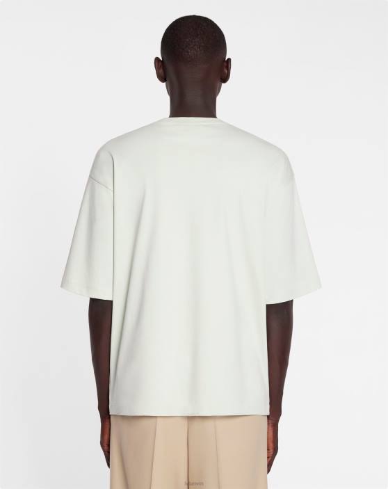 Lanvin vīriešiem arhīvs apdrukāts t-krekls 40LF252 apģērbs salvija