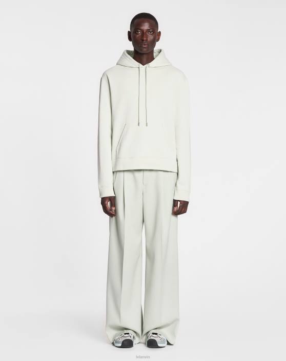 Lanvin vīriešiem kapuci ar izšuvumu detaļām 40LF283 apģērbs salvija