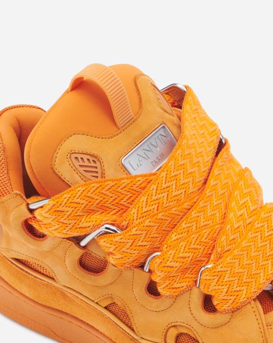 Lanvin vīriešiem ādas apmales kedas 40LF390 kurpes mango