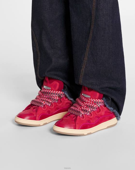 Lanvin vīriešiem ādas apmales kedas 40LF415 kurpes arbūzs