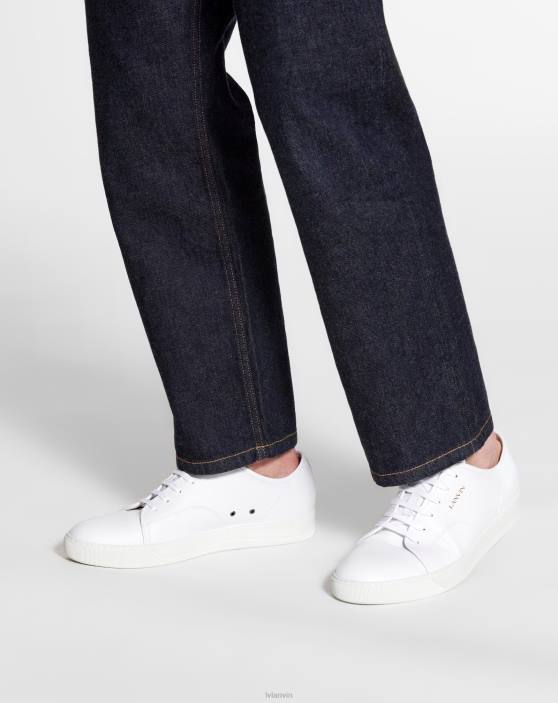 Lanvin vīriešiem ādas dbb1 kedas 40LF453 kurpes balts