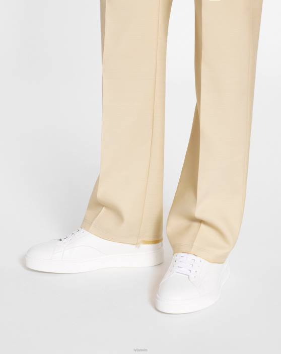 Lanvin vīriešiem ādas ddb0 kedas 40LF420 kurpes balts/zils