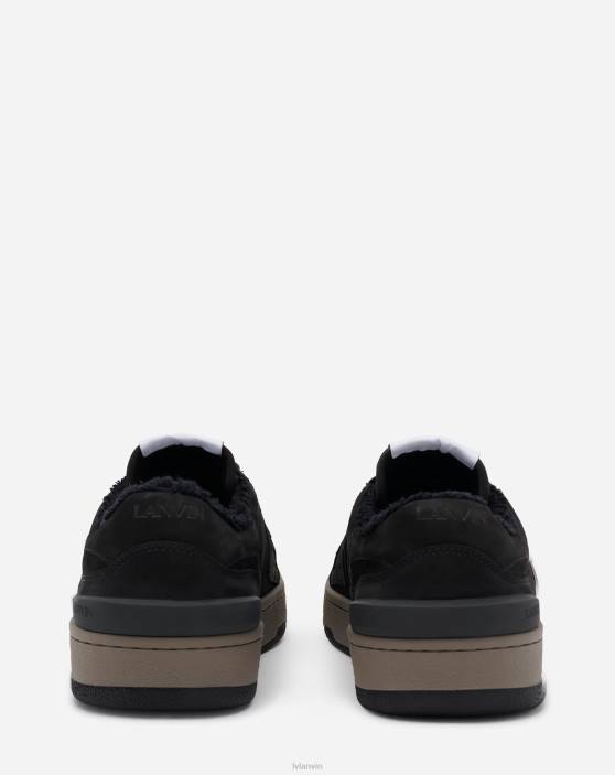 Lanvin vīriešiem ādas māla kedas 40LF446 kurpes melns