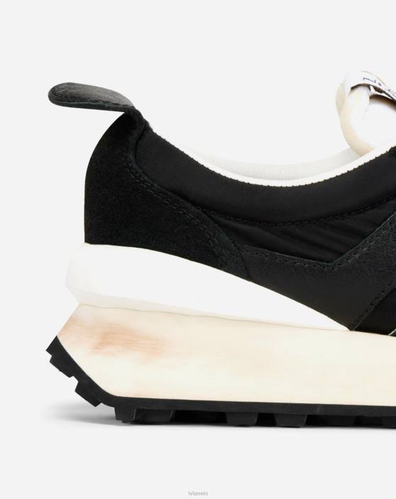 Lanvin vīriešiem neilona bampera kedas 40LF441 kurpes melns