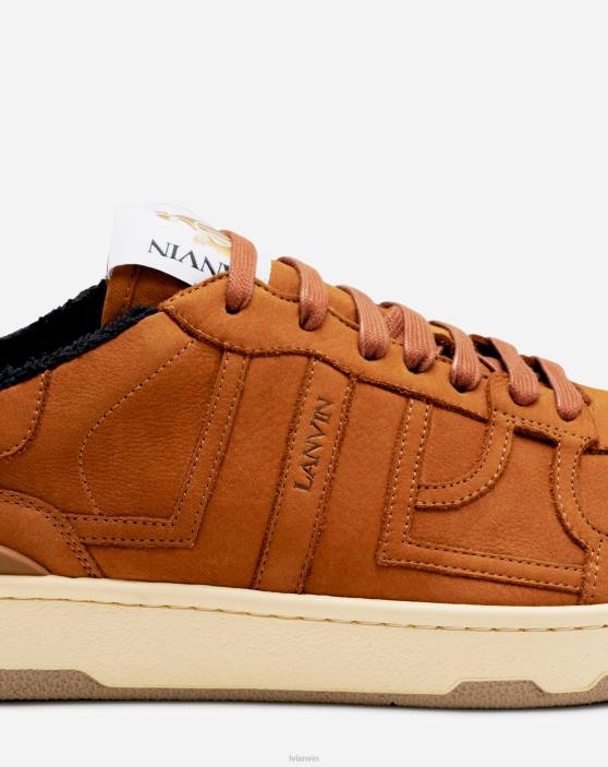 Lanvin vīriešiem nubuka māla kedas 40LF447 kurpes brūns