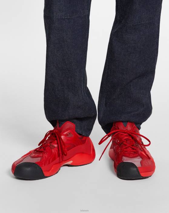 Lanvin vīriešiem sieta flash-x kedas 40LF427 kurpes lūpu krāsa