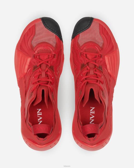 Lanvin vīriešiem sieta flash-x kedas 40LF427 kurpes lūpu krāsa