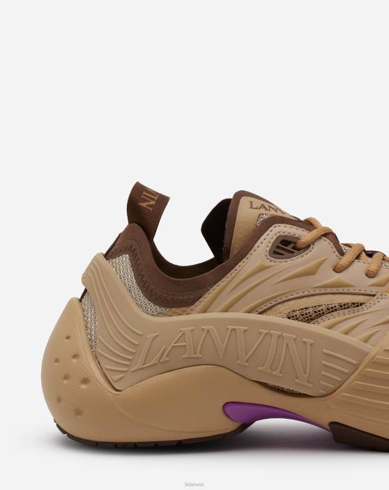 Lanvin vīriešiem sieta flash-x kedas 40LF428 kurpes kamielis