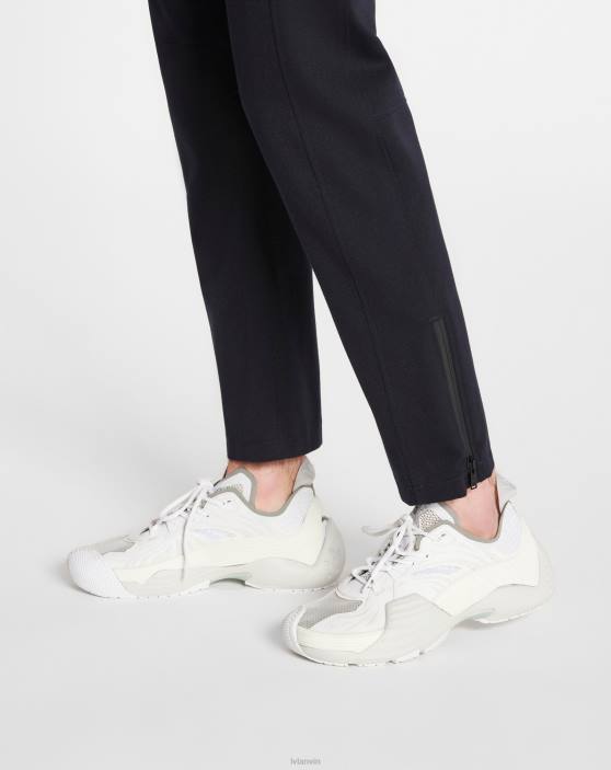 Lanvin vīriešiem sieta flash-x kedas 40LF430 kurpes balts