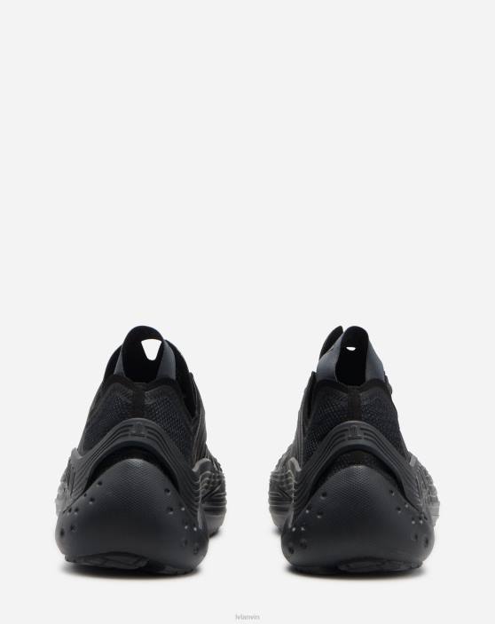 Lanvin vīriešiem sieta flash-x kedas 40LF432 kurpes melns