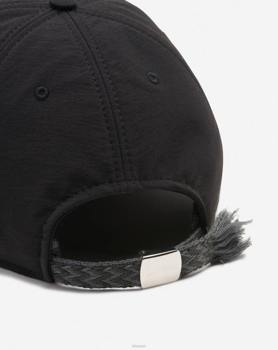 Lanvin vīriešiem vāciņš ripstopā 40LF565 Piederumi melns